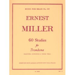 Ernest Miller: 60 Studies (Trombone solo)