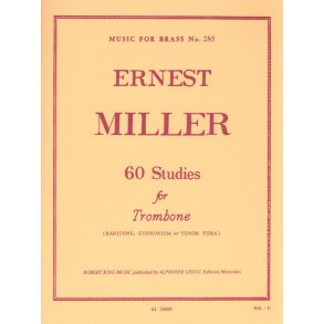Ernest Miller: 60 Studies (Trombone solo)