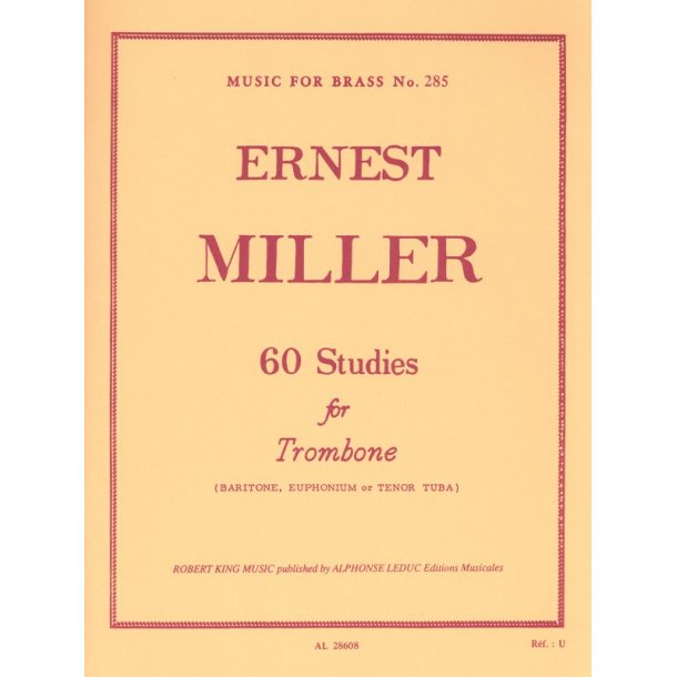 Ernest Miller: 60 Studies (Trombone solo)