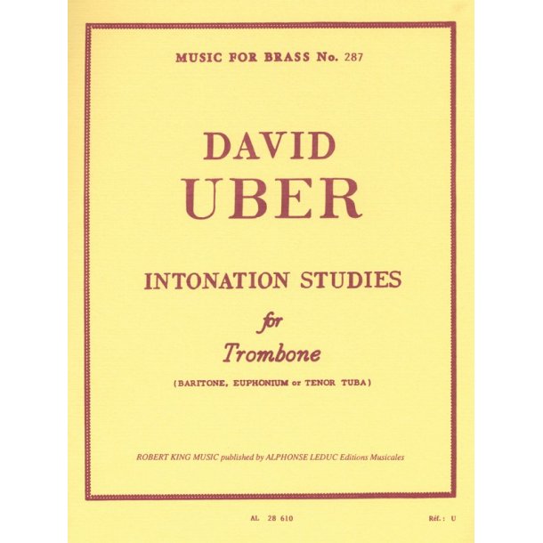 David Uber: Intonation Studies (Trombone solo)
