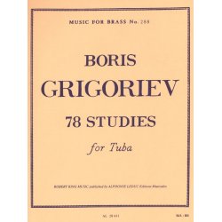 Boris Grigoriev: 78 Studies (Trombone-Bass solo)
