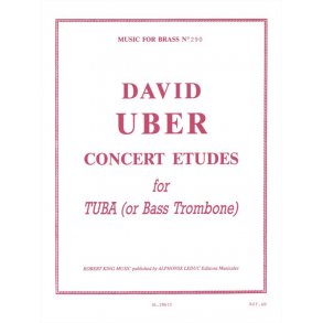 David Uber: Concert-Etudes (Trombone-Bass solo)