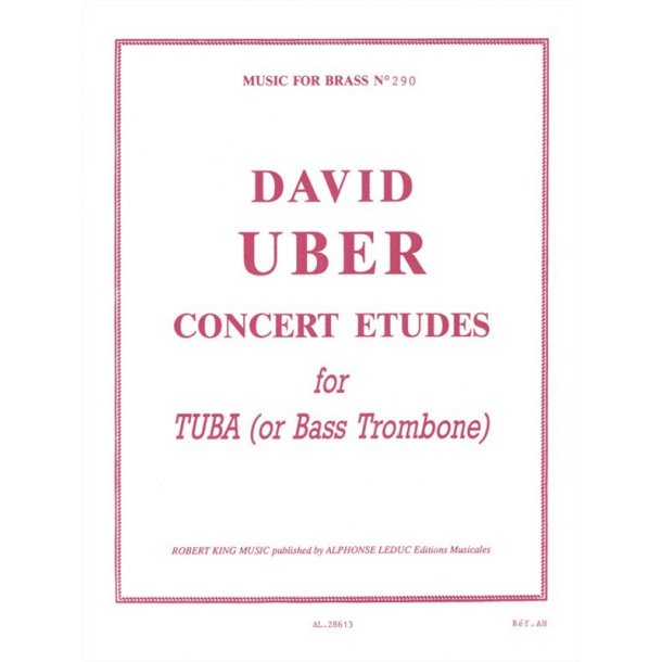 David Uber: Concert-Etudes (Trombone-Bass solo)