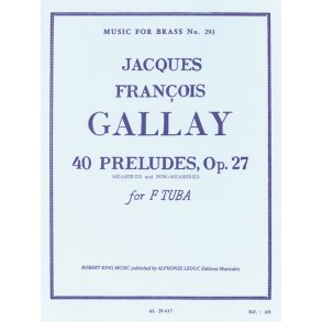 Jacques François Gallay: 40 Préludes Op.27 (Tuba solo)