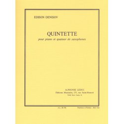 Edison Denisov: Quintette (Saxophones 4)
