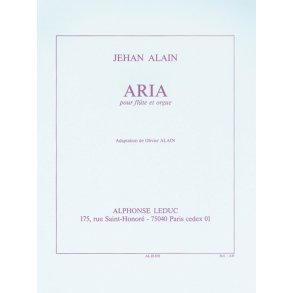 Jehan Ariste Alain: Aria (Flute & Organ)