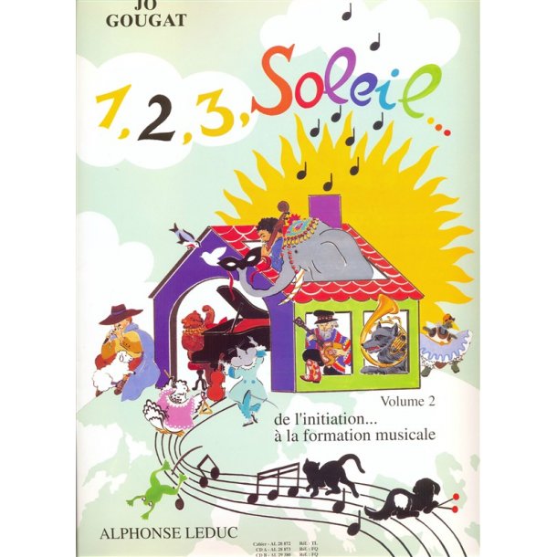 1, 2, 3, Soleil... de l'initiation &agrave; la formation musicale vol 2/3 2CD