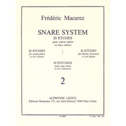 Fr&eacute;d&eacute;ric Macarez: Snare System, 20 Studies for Snare Drum (Volume 2)