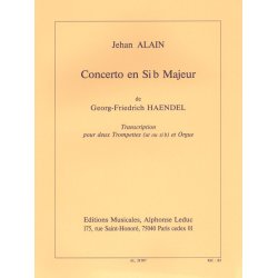 Georg Friedrich Handel: Concerto Op.4, No.2 in B flat major (Trumpets 2 & Organ)