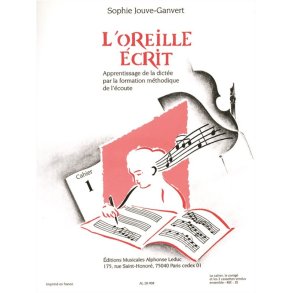 Sophie Jouve-Ganvert: L'Oreille écrit (Miscellaneous)