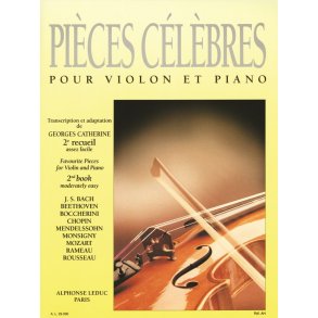 Various Composers: Pièces célèbres Vol.2: Fairly Easy (Violin & Piano)