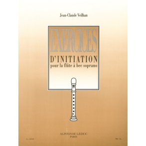 Jean-Claude Veilhan: Exercices d'Initiation (Recorder solo)