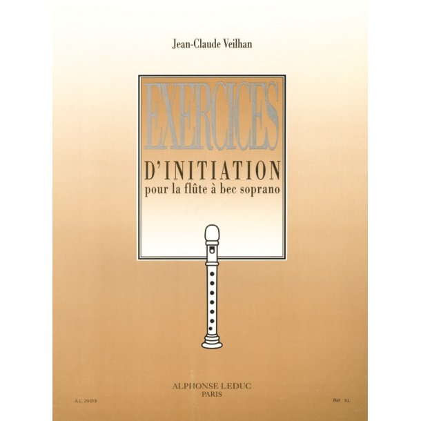 Jean-Claude Veilhan: Exercices d'Initiation (Recorder solo)