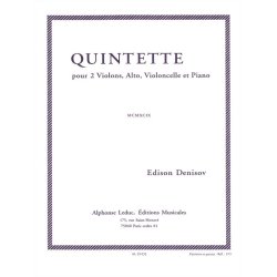 Edison Denisov: Quintette (Quintet-Piano)