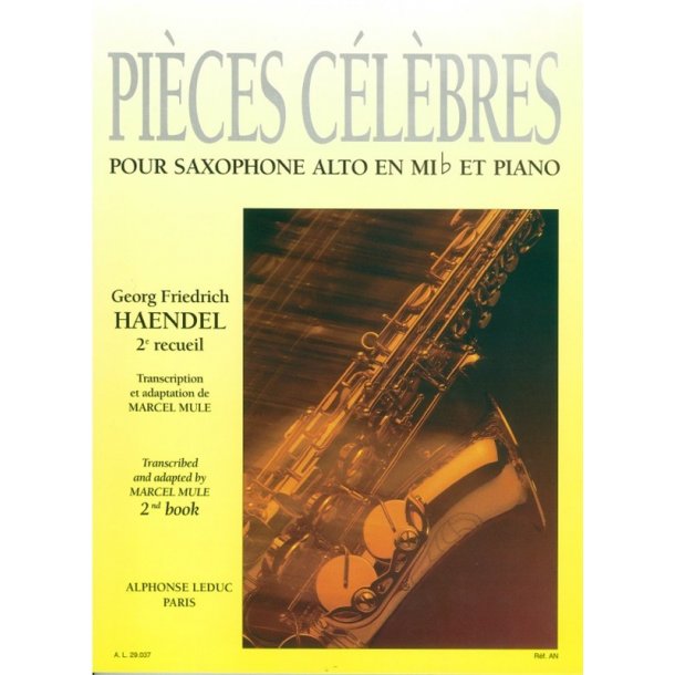 G.F. Handel: Pieces Celebres (Alto Saxophone/Piano)