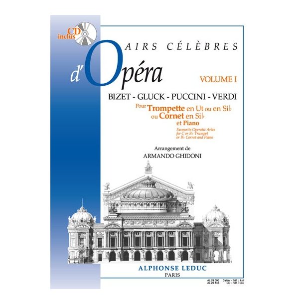 Various Composers: Airs c&eacute;l&egrave;bres d'Op&eacute;ras Vol.1 (Trumpet & Piano)