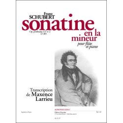 Franz Peter Schubert: Sonatina Op.posth.137, No.2 in A minor (D385) (Flute & Piano)