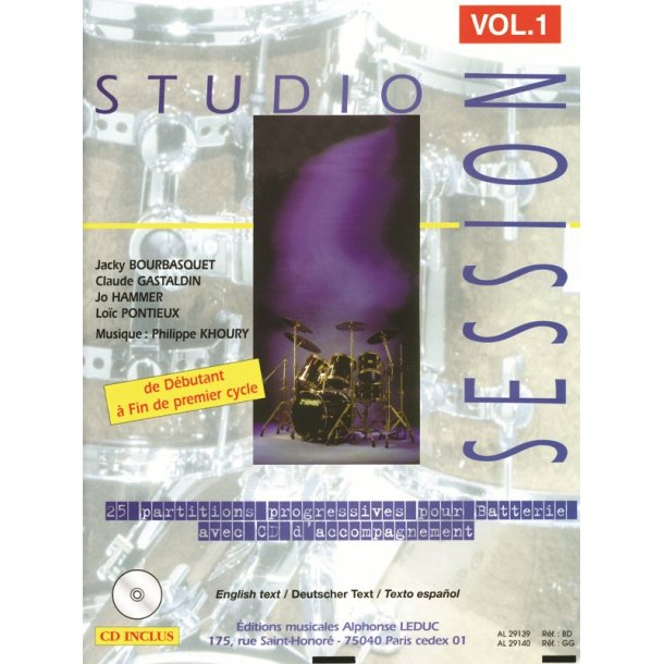 Jacky Bourbasquet-Pichard: Studio Session Vol.1: Book (Percussion solo)