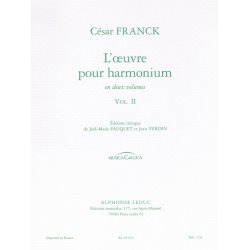 C&eacute;sar Franck: L'Oeuvre pour Harmonium Vol.2 (Musica Gallica) (Organ)