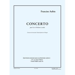 Francine Aubin: Concerto (Horn And Piano)