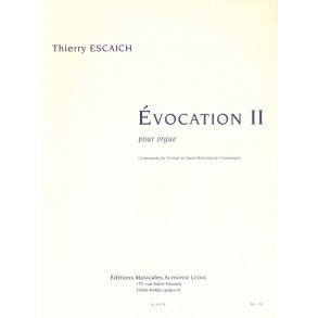 Thierry Escaich: Evocation II (Organ)
