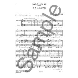 Marcel Dupre: Laudate Dominum Op. 9 No.4 (SA Chorus Parts)