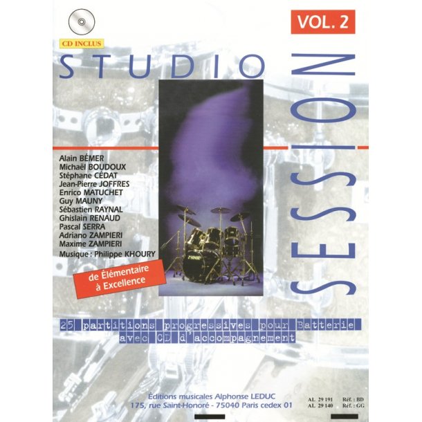 Jacky Bourbasquet-Pichard: Studio Session Vol.2: Book (Percussion solo)