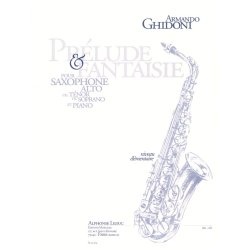 Armando Ghidoni: Pr&eacute;lude et Fantaisie (Saxophone-Alto & Piano)