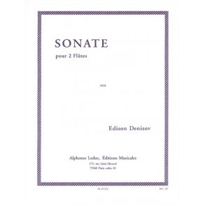 Edison Denisov: Sonate (Flutes 2)