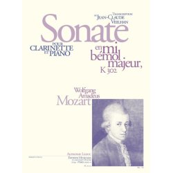 Wolfgang Amadeus Mozart: Sonata K302 in E flat major (Clarinet & Piano)
