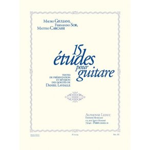 Various Composers: 15 Etudes de Sor, Giuliani et Carcassi (Guitar solo)