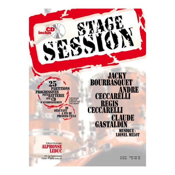 Jacky Bourbasquet-Pichard: Stage Session Vol.1: Book (Percussion solo)