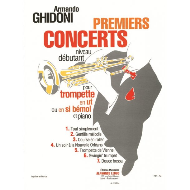 Armando Ghidoni: Premiers Concerts (Trumpet & Piano)