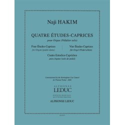 Naji Hakim: 4 Etudes-Caprices (Organ)