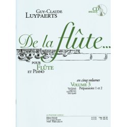 Guy-Claude Luypaerts: De la Fl&ucirc;te Vol.3 (Flute & Piano)