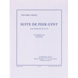Edvard Hagerup Grieg: Suite de 'Peer Gynt' (Horn Ensemble (5 or more))