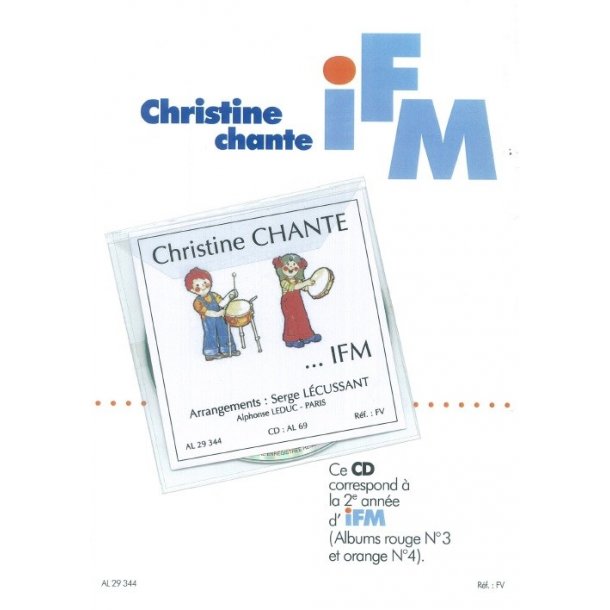 Lecussant Chante I F M 2eme Annee Album Rouge Et Orange Voice Book/Cd