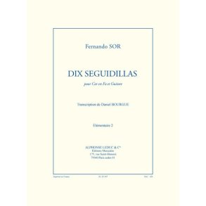 Fernando Sor: 10 Seguidillas (Horn & other instrument(s))