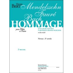 Henri Bert: Hommage d'un jeune Fl&ucirc;tiste Vol.2 (Flute & Piano)