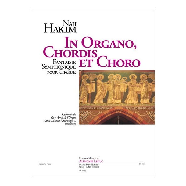 Naji Hakim: In Organo, Chordis et Choro (Organ)
