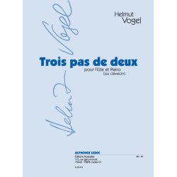 Helmut Vogel: 3 Pas de Deux (Flute & Piano)