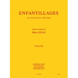 Betsy Jolas: Enfantillages (Choral-Female accompanied)