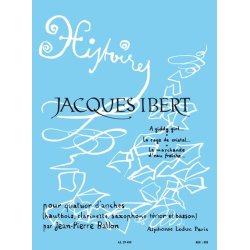 Ballon: Histoires, vol. 1 (7e) pour quatuor d'anches (hautbois, clarinette, saxophone t&eacute;nor, basson) (partition et parties)