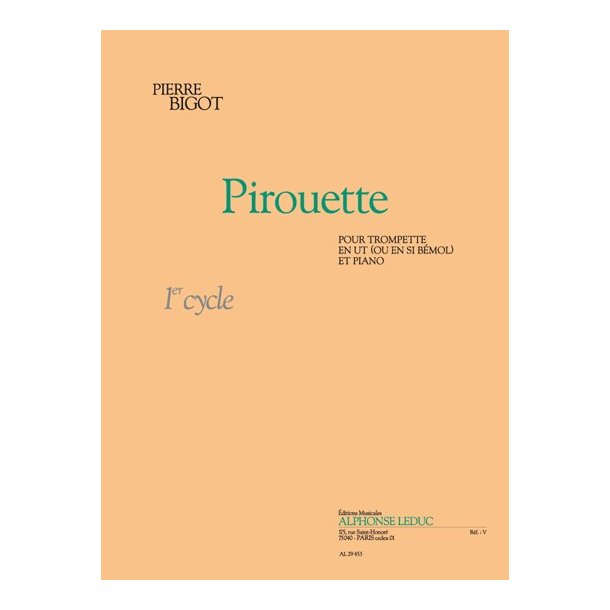 Pierre Bigot: Pirouette (Trumpet & Piano)