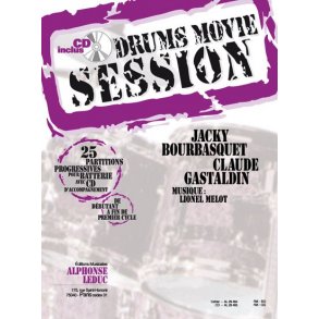 Jacky & Claude Bourbasquet J.& Gastaldin: Drums Movie Session (Percussion solo)
