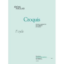 J&eacute;r&ocirc;me Naulais: Croquis (Clarinet & Piano)