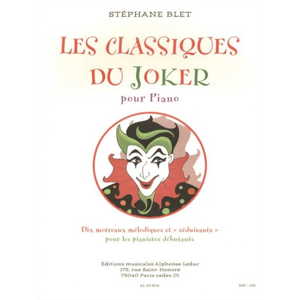 St&eacute;phane Blet: Les Classiques du Joker (Piano solo)