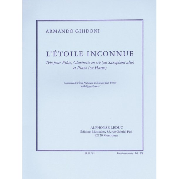 Armando Ghidoni: L'Etoile inconnue (Trio - Mixed)