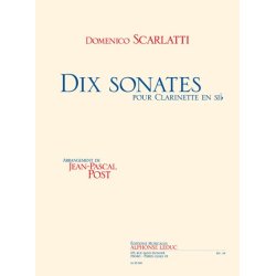 Post: Dix sonates pour clarinette en si b