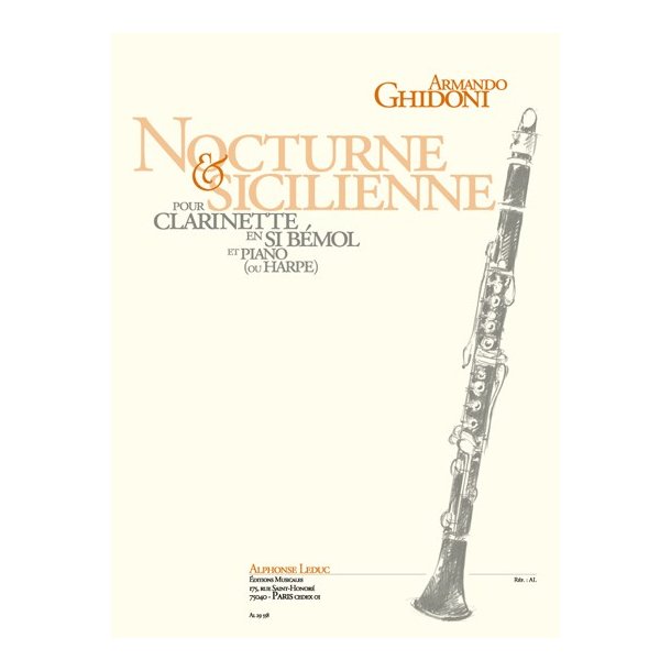 Armando Ghidoni: Nocturne & Sicilienne (Clarinet & Piano)